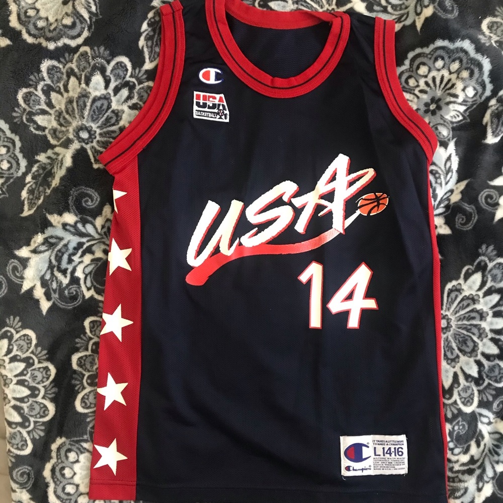 vintage champion team usa jersey